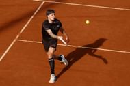 Alexander Bublik at the 2023 Italian Open.